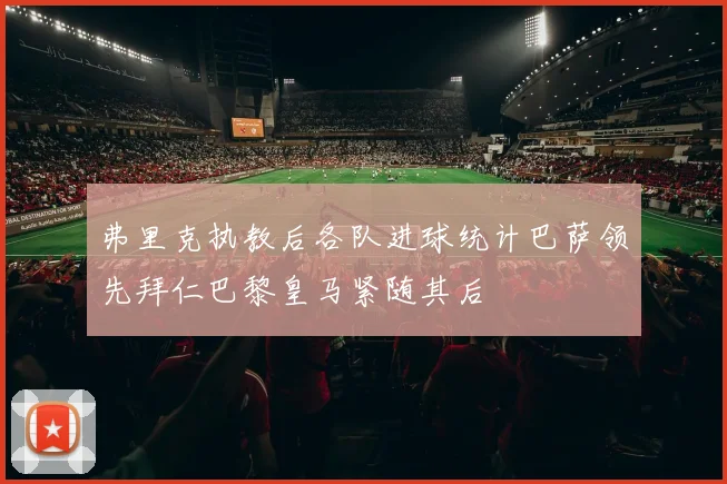 弗里克执教后各队进球统计巴萨领先拜仁巴黎皇马紧随其后