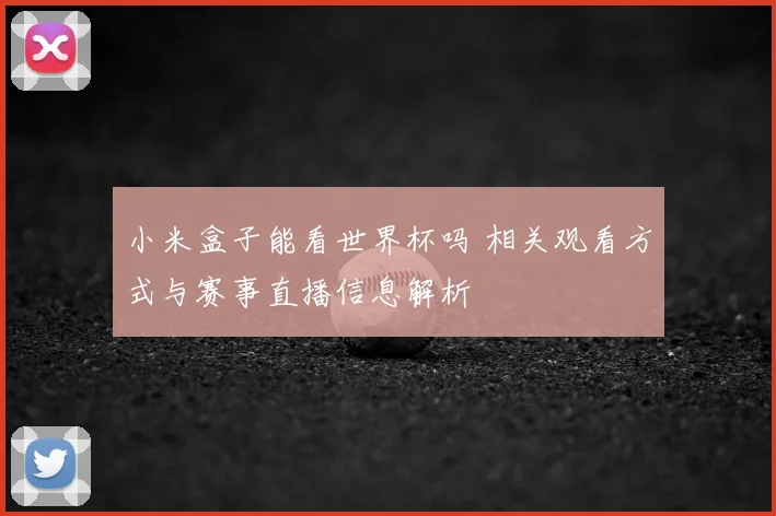 小米盒子能看世界杯吗 相关观看方式与赛事直播信息解析